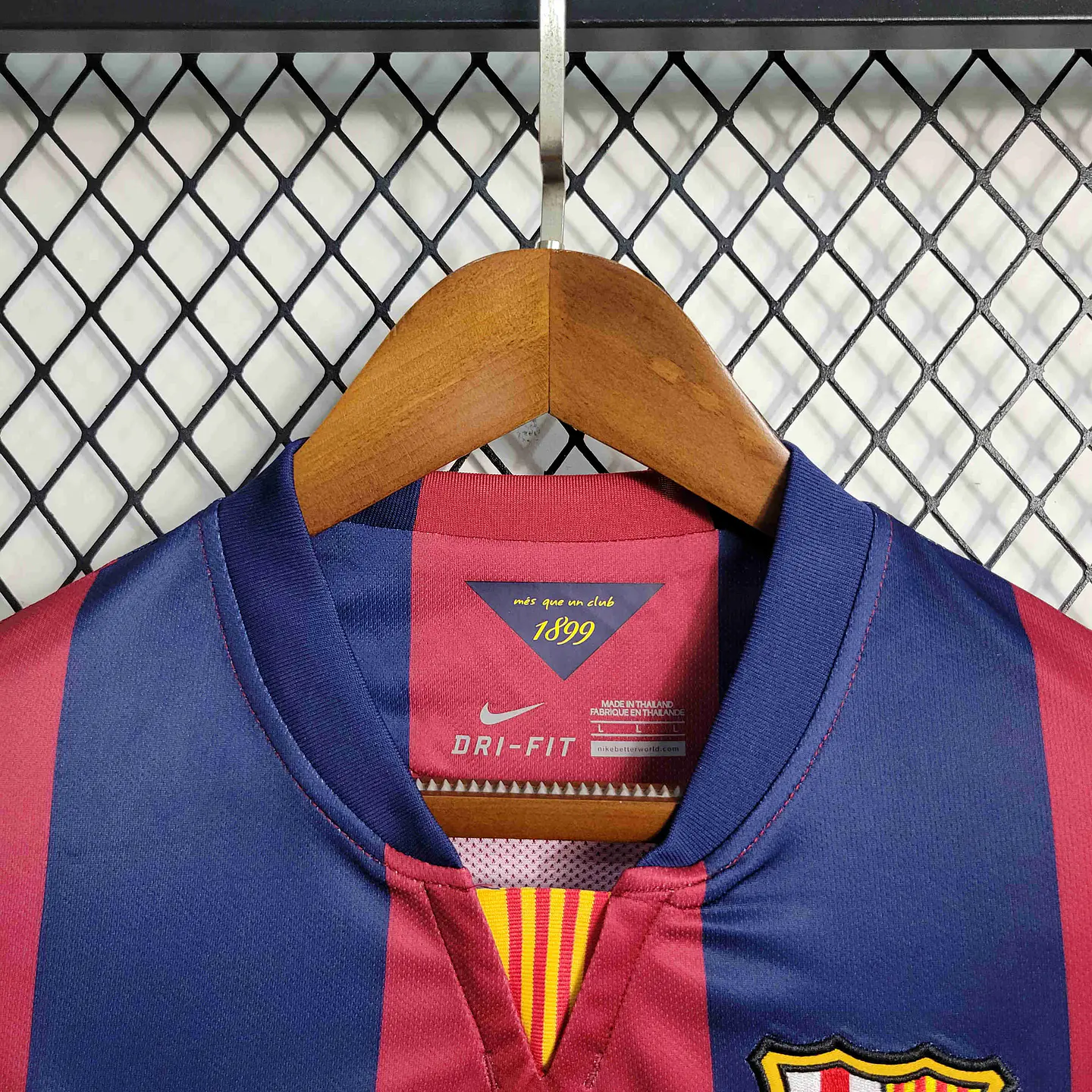 Barcelona Home 14/15 Manga Longa  7