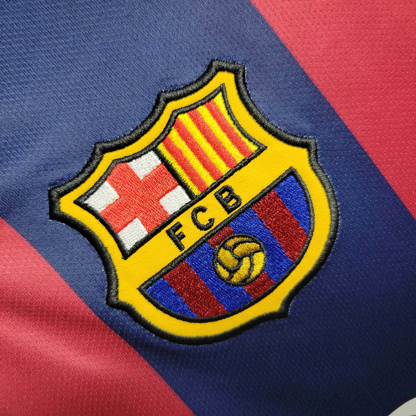 Barcelona Home 14/15 Manga Longa  4