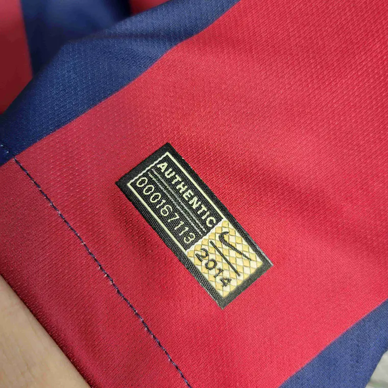 Barcelona Home 14/15 Manga Longa  9