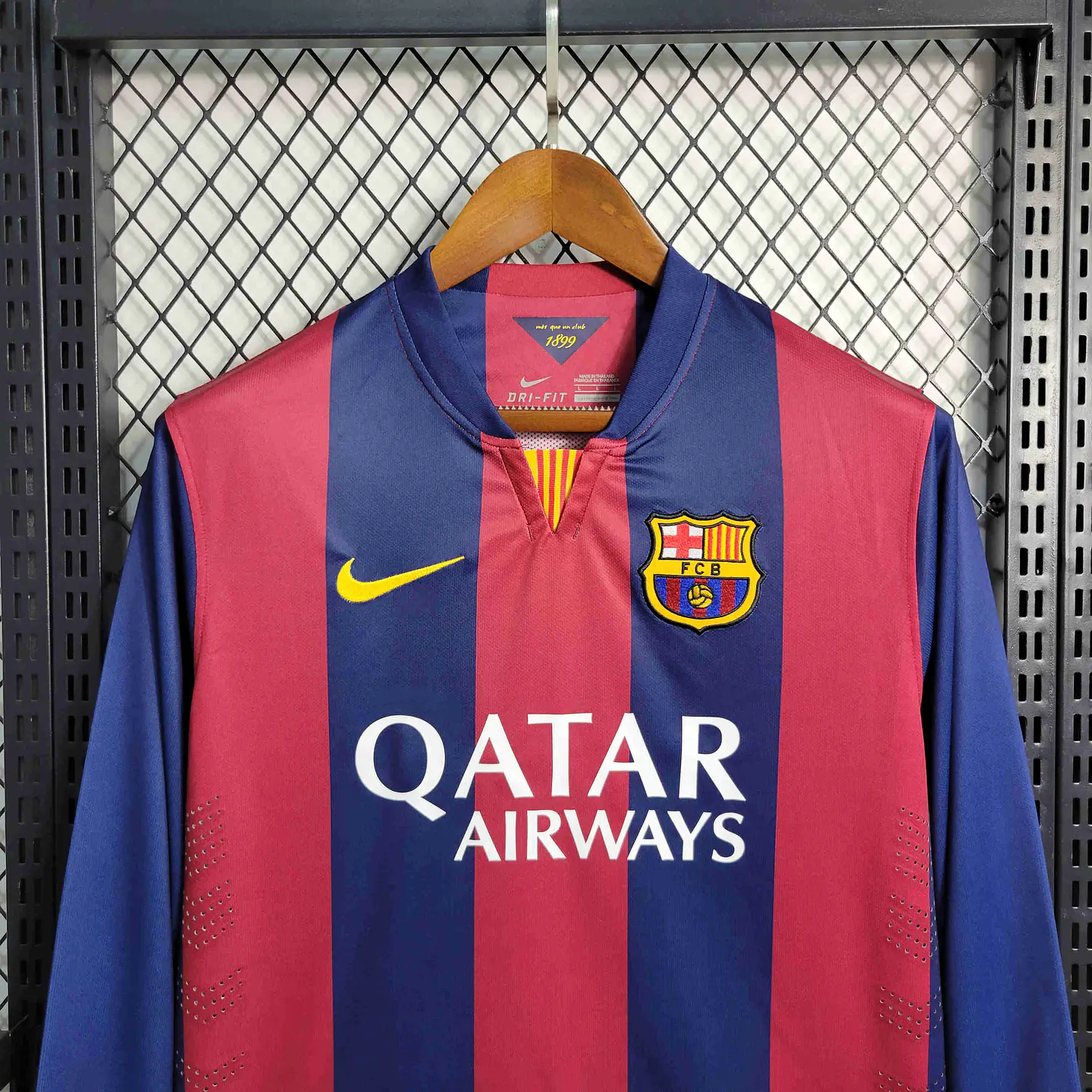 Barcelona Home 14/15 Manga Longa  3
