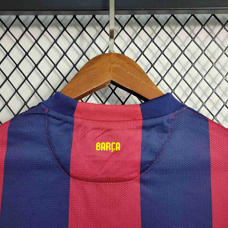 Barcelona Home 14/15 Manga Longa  8