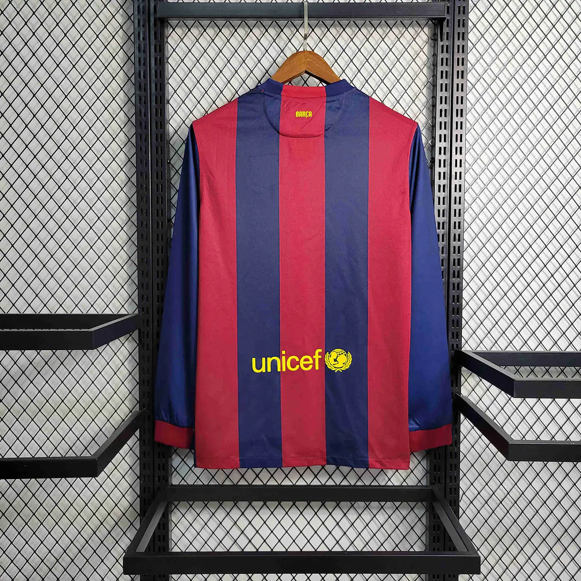 Barcelona Home 14/15 Manga Longa  2