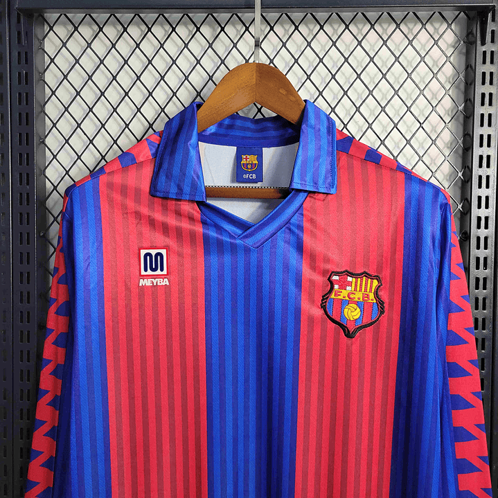 Barcelona Home 1992 Manga Longa  3