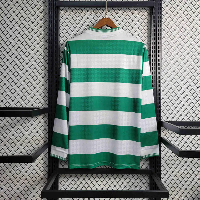 Celtic Home 87/88 Manga Longa  2