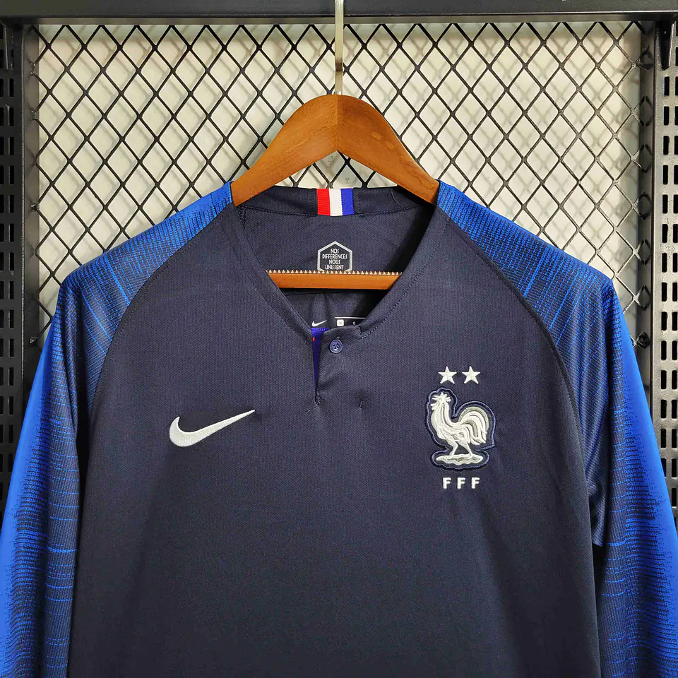 França Home Mundial 2018 Manga Longa  3