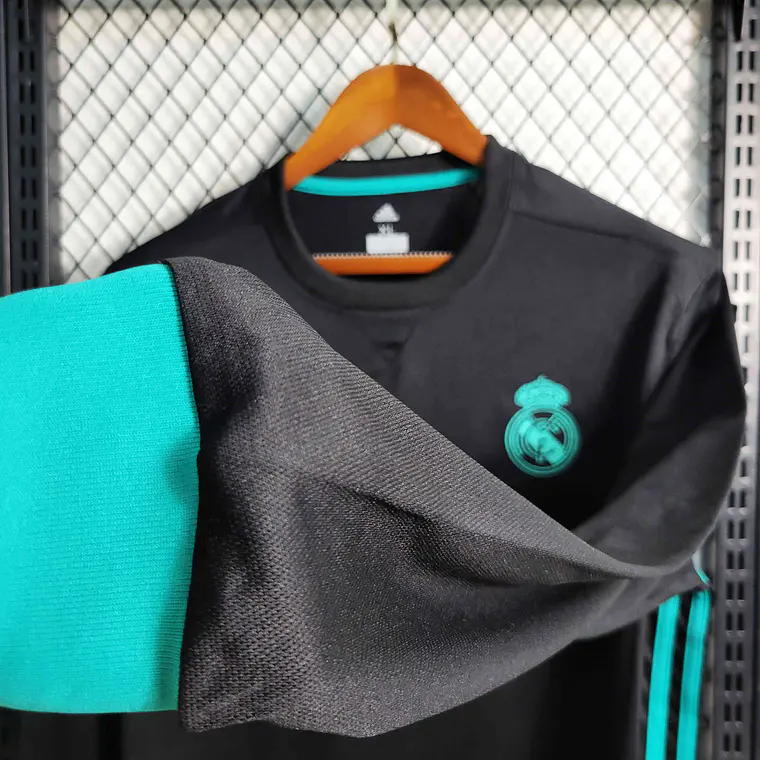 Real Madrid Away 17/18 Manga Longa  6