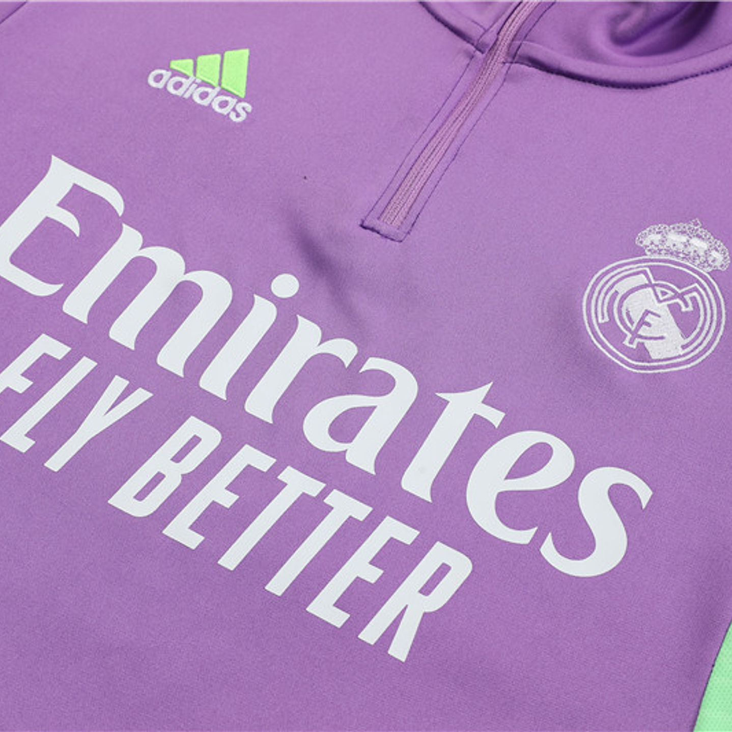 Real Madrid Fato Treino 1/2 Zip 5