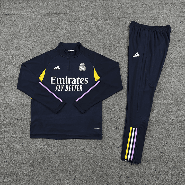 Real Madrid Fato Treino 1/2 Zip 2