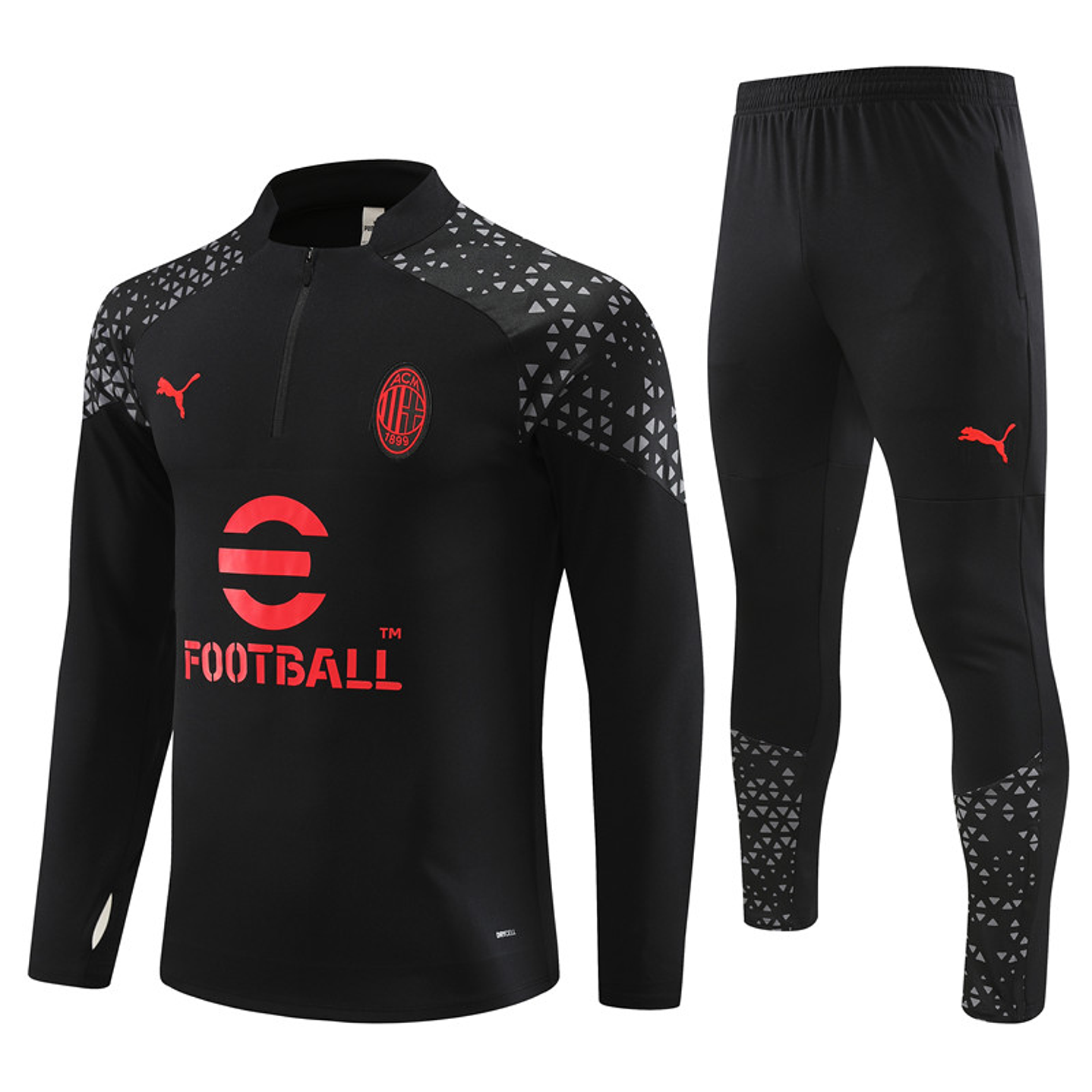 Milan Fato Treino 1/2 Zip 1