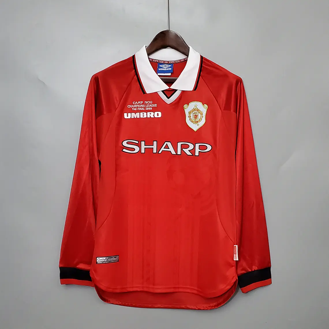 Manchester United Home 99/00 Manga Longa 1