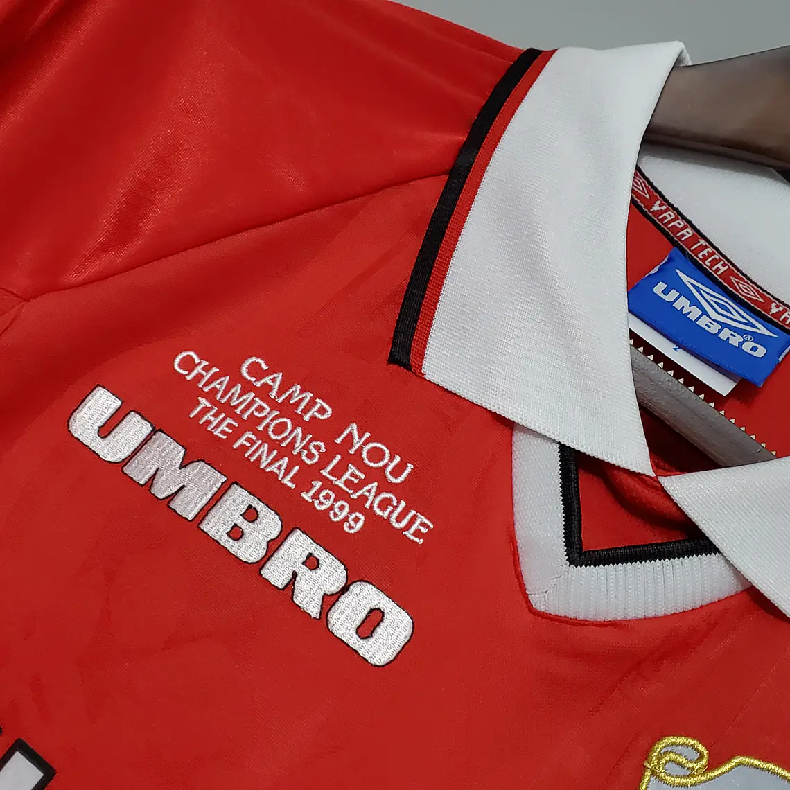 Manchester United Home 99/00 Manga Longa 6