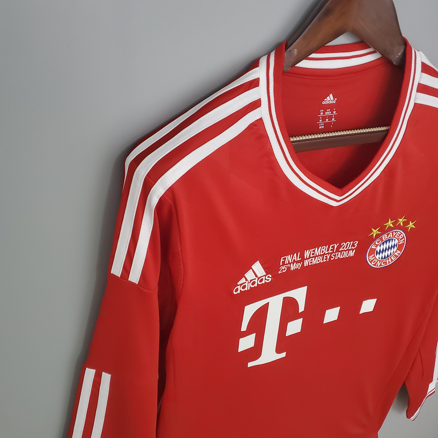 Bayern Home 13/14 Manga Longa 3