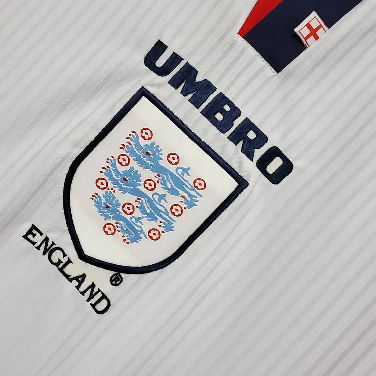 Inglaterra Home 1998 Manga Longa 4