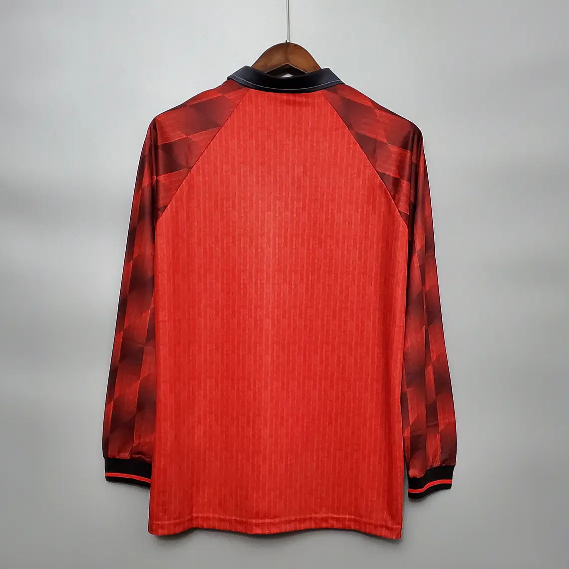 Manchester United Home 1996 Manga Longa 2