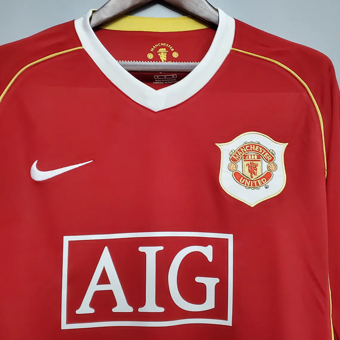 Manchester United Home 06/07 Manga Longa 4