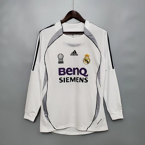 Real Madrid Home 06/07 Manga Longa