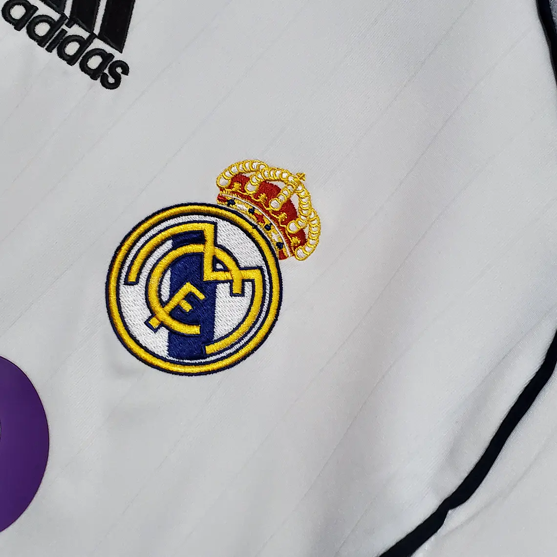 Real Madrid Home 06/07 Manga Longa 5