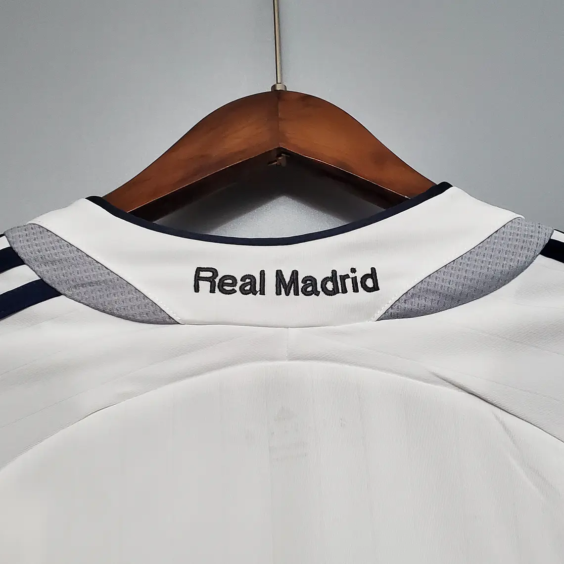 Real Madrid Home 06/07 Manga Longa 8