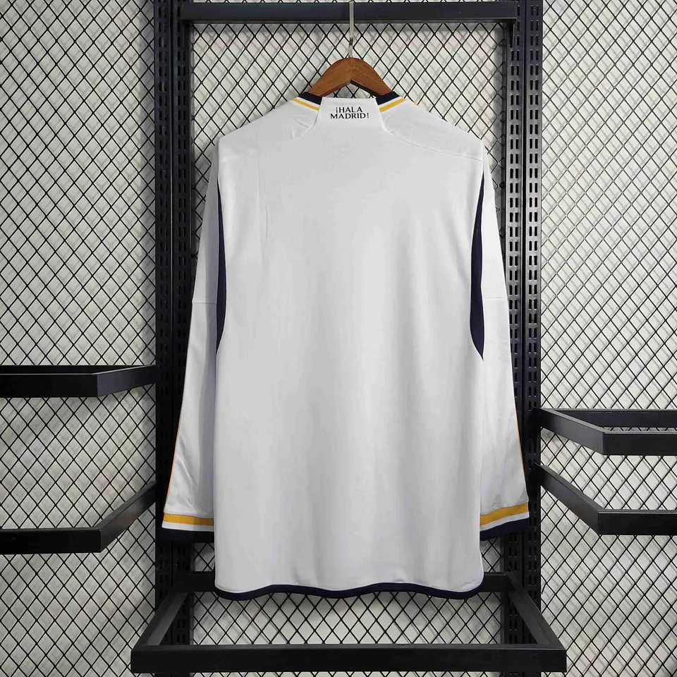 Real Madrid Home 23/24 Manga Longa  3