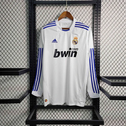 Real Madrid Home 10/11 Manga Longa 