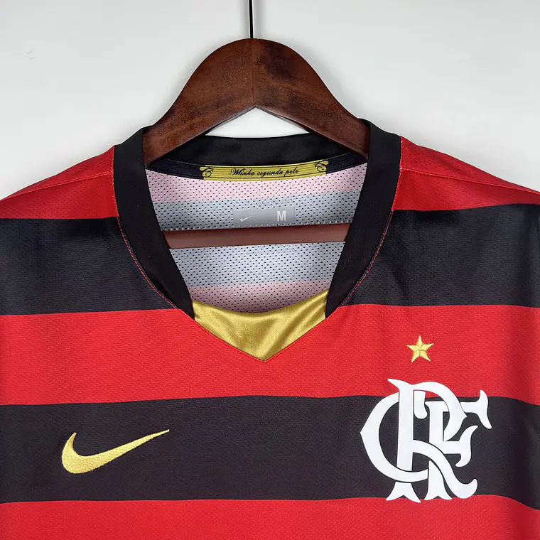 Flamengo Home 08/09 Manga Longa 3
