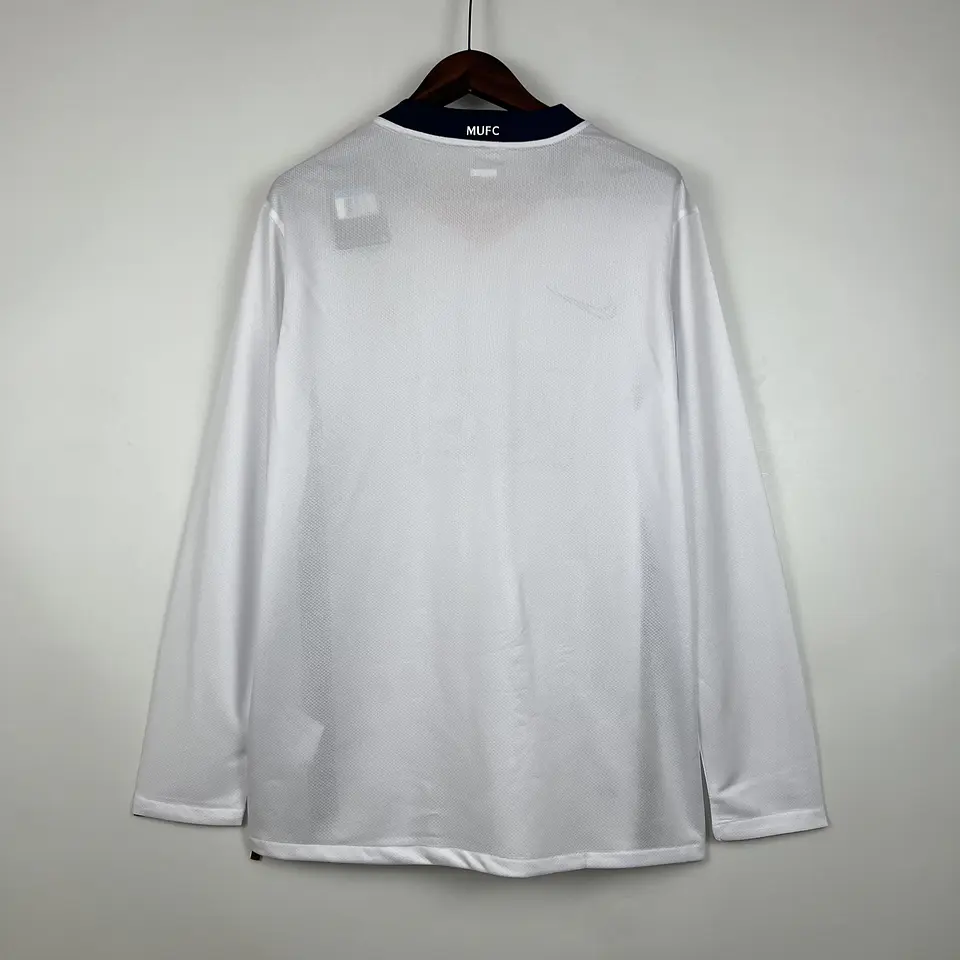 Manchester United Away 08/09 Manga Longa 2