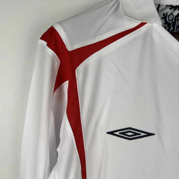 Inglaterra Home 2006 Manga Longa 5