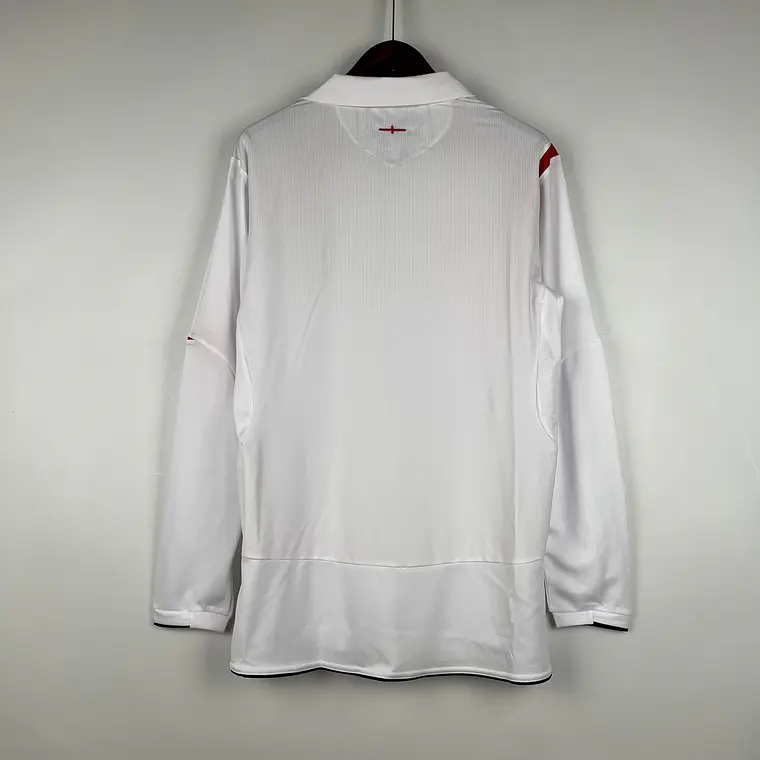 Inglaterra Home 2006 Manga Longa 4
