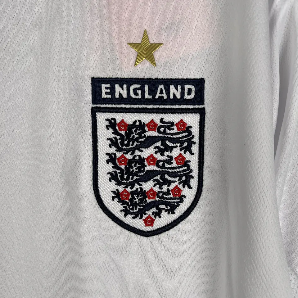 Inglaterra Home 2006 Manga Longa 8