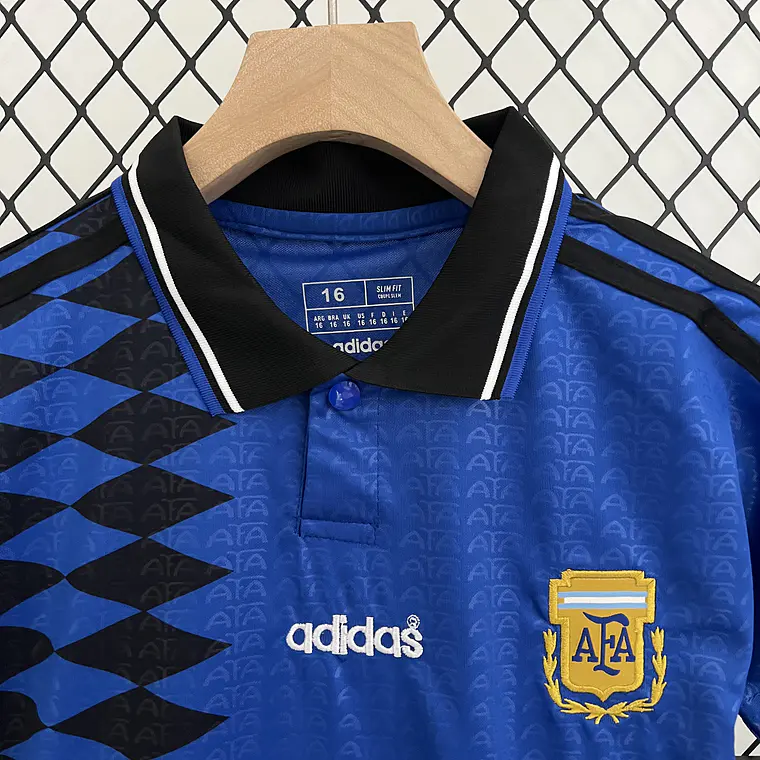 Argentina Away 1994 Kit Criança 4