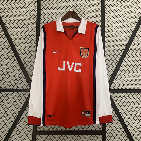 Arsenal Home 98/99 Manga Longa