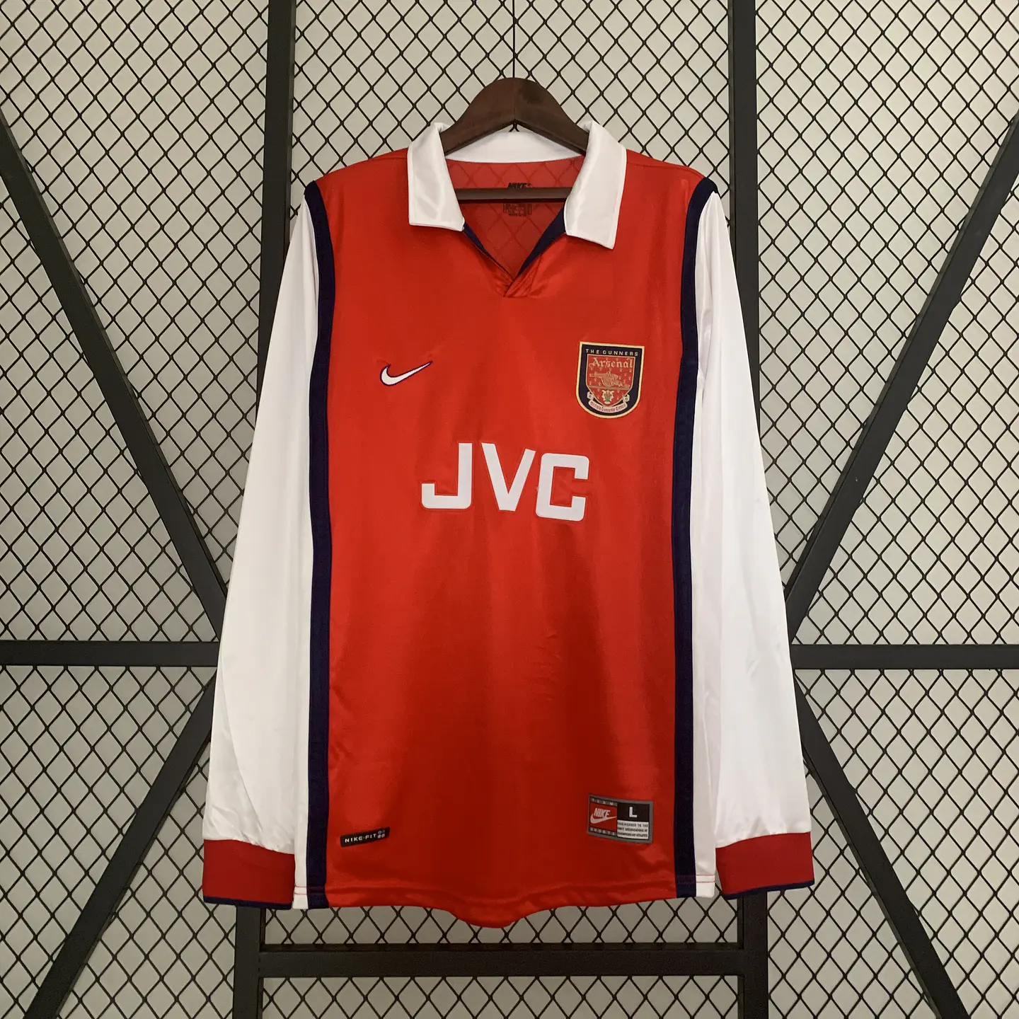 Arsenal Home 98/99 Manga Longa 1