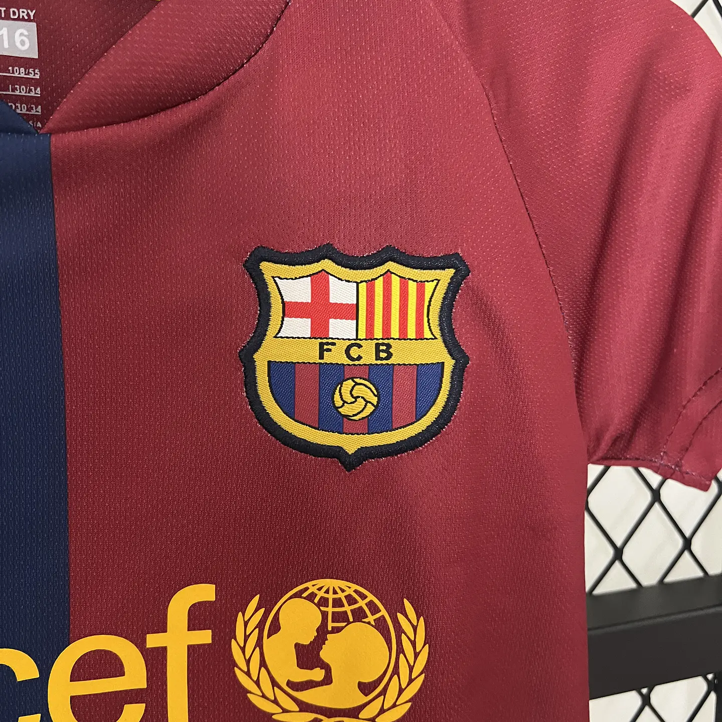 Barcelona Home 08/09 Kit Criança 5