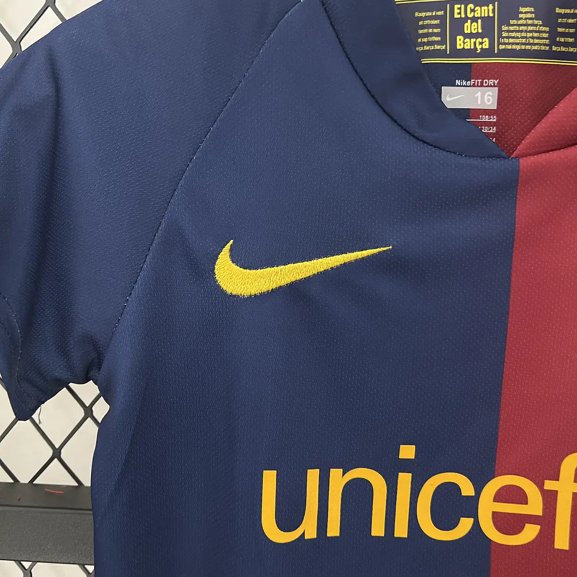 Barcelona Home 08/09 Kit Criança 6