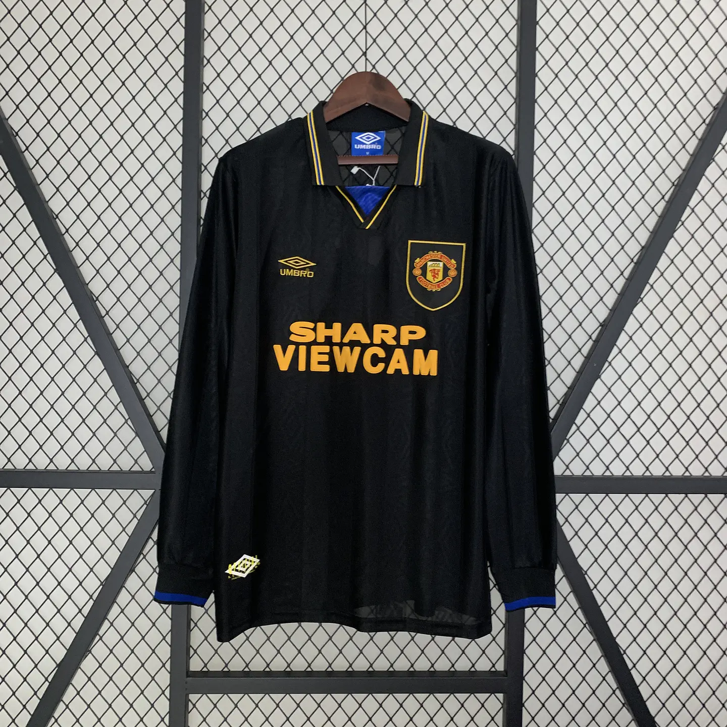 Manchester United Away 93/95 Manga Longa 1