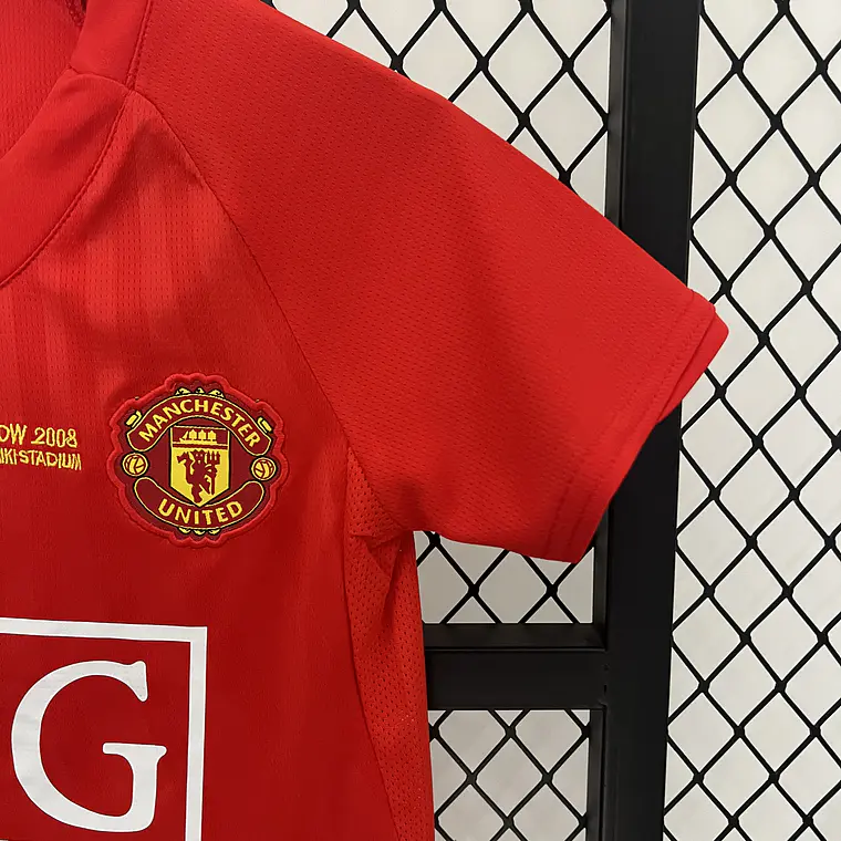 Manchester United Home 07/08 Kit Criança 5