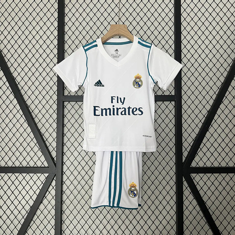 Real Madrid Home 17/18 Kit Criança 2