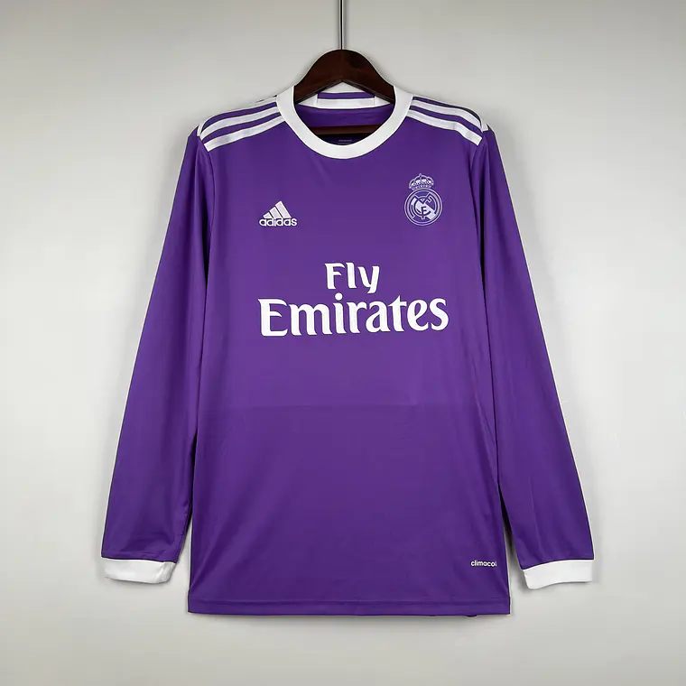 Real Madrid Away 16/17 Manga Longa 2