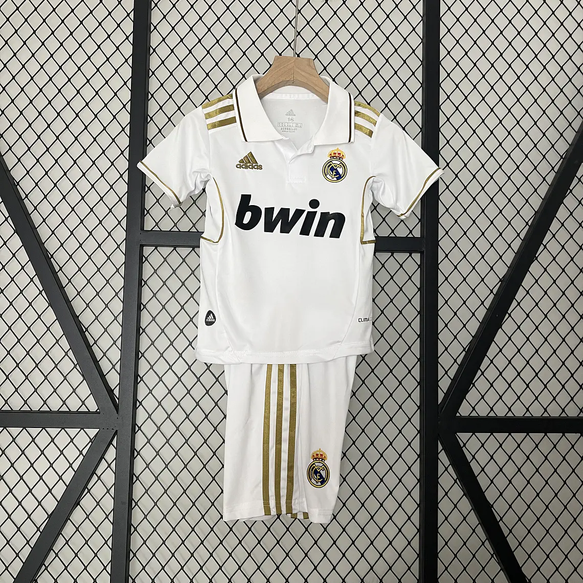 Real Madrid Home 11/12 Kit Criança 2