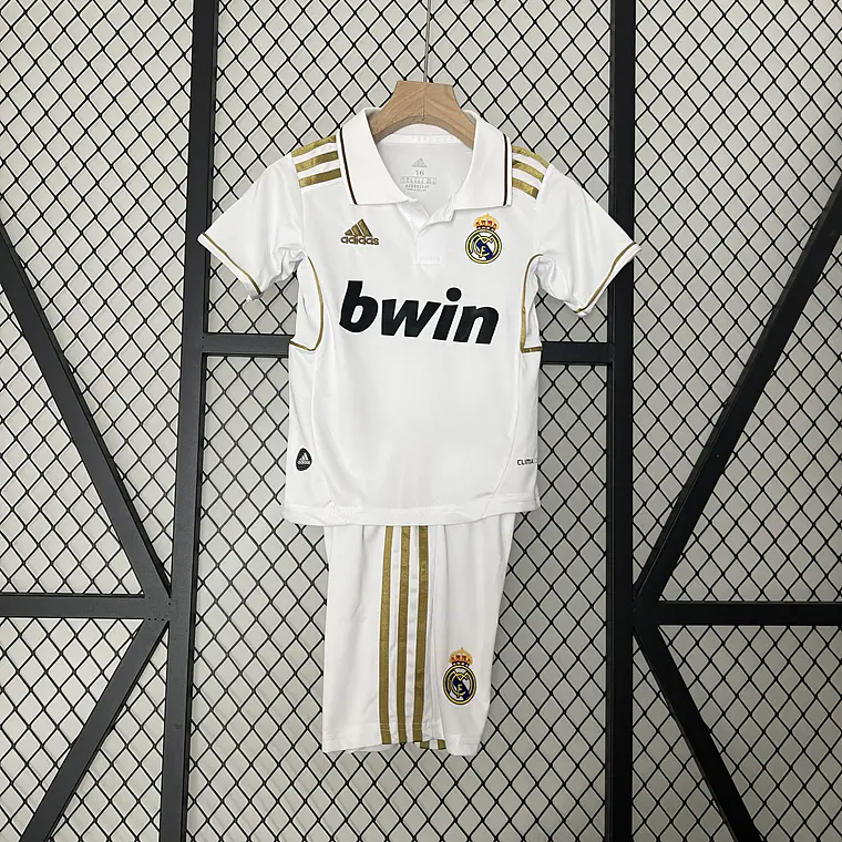 Real Madrid Home 11/12 Kit Criança 2