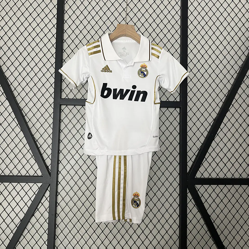 Real Madrid Home 11/12 Kit Criança 2