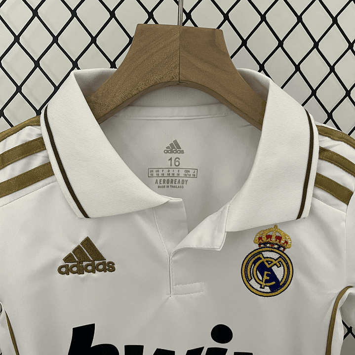 Real Madrid Home 11/12 Kit Criança 3