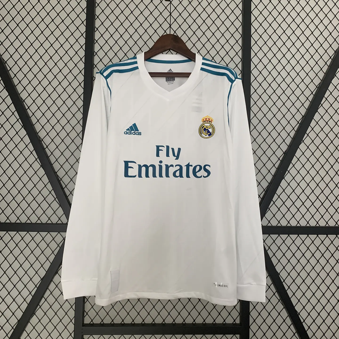 Real Madrid Home 17/18 Manga Longa 1