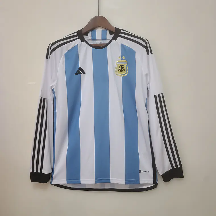Argentina Home Mundial 2022 Manga Longa 2