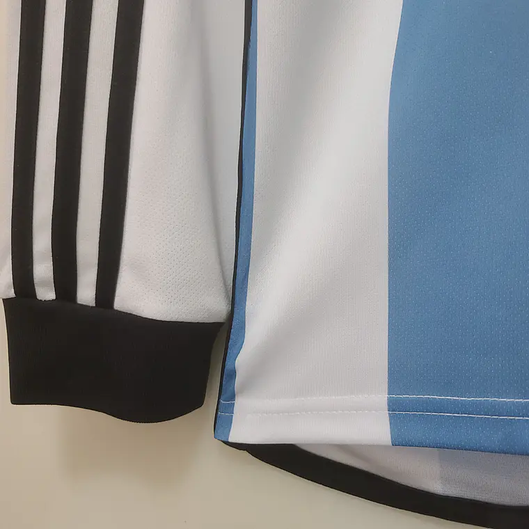 Argentina Home Mundial 2022 Manga Longa 8