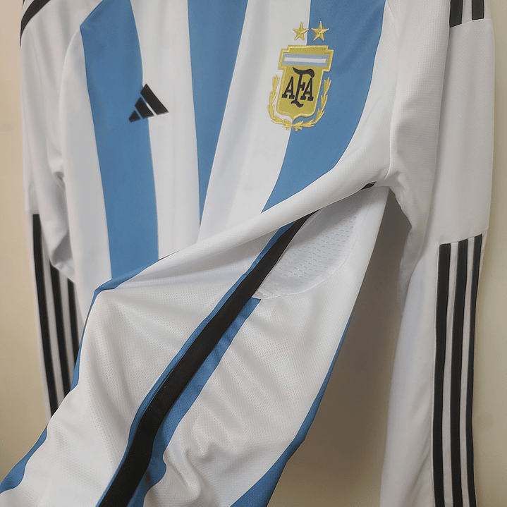 Argentina Home Mundial 2022 Manga Longa 4