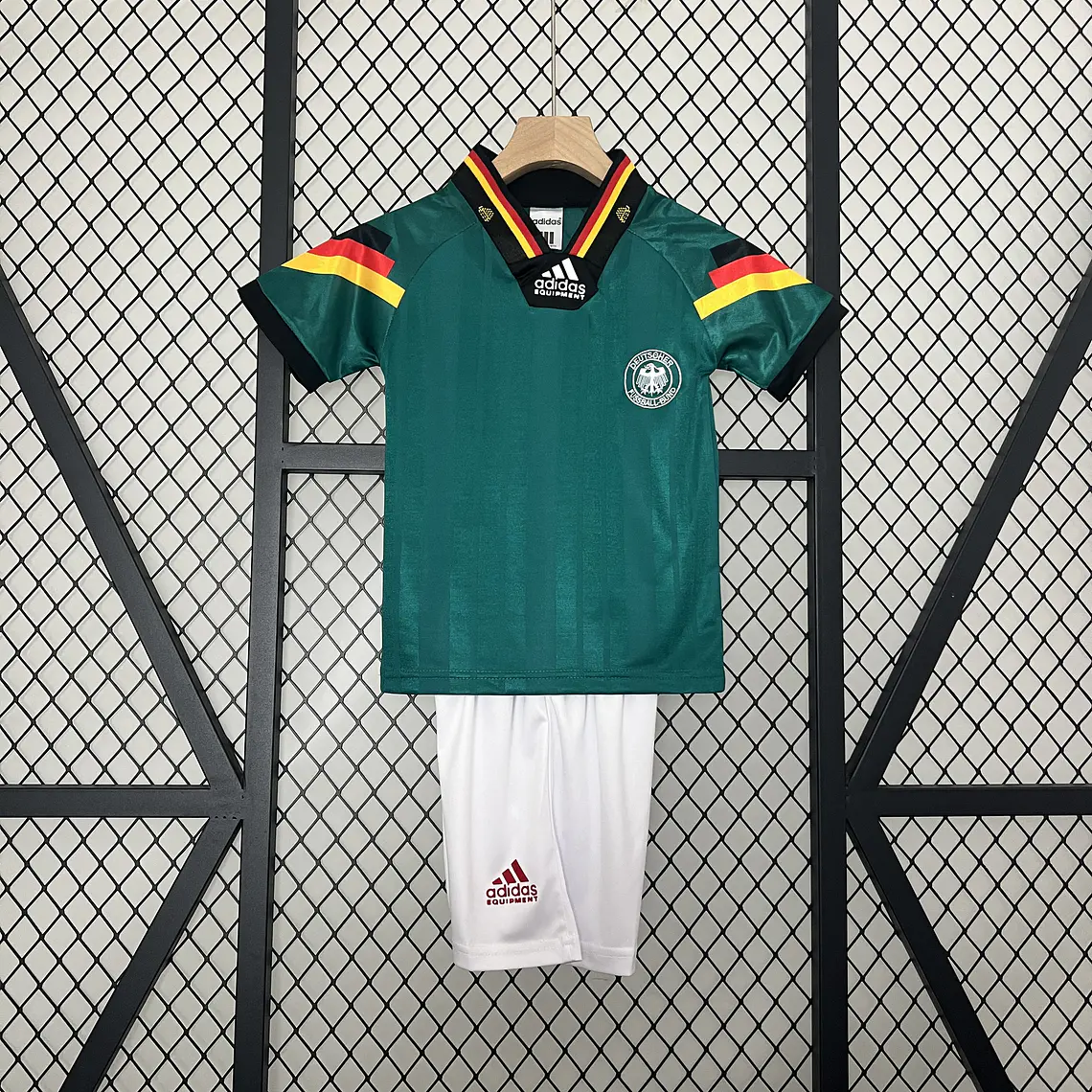 Alemanha Away 1992 Kit Criança 1