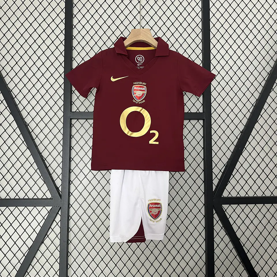 Arsenal Home 05/06 Kit Criança 2