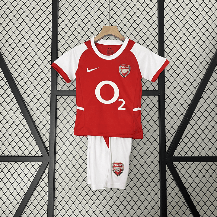 Arsenal Home 02/04 Kit Criança 1