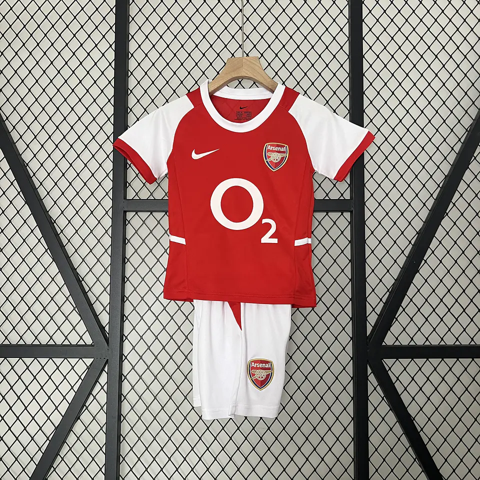 Arsenal Home 02/04 Kit Criança 2